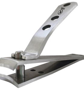 Clipprokohm Toenail Clipper For Thick Nails 4mm Wide Jaw Opening Curved Blades Stainless Steel