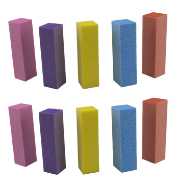 Yueton Pack Of 10 Buffing Sanding Buffer Block Files Pedicure Manicure Nail Art Tips Tool