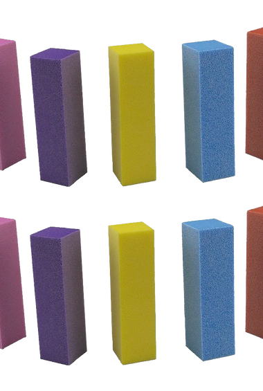 Yueton Pack Of 10 Buffing Sanding Buffer Block Files Pedicure Manicure Nail Art Tips Tool